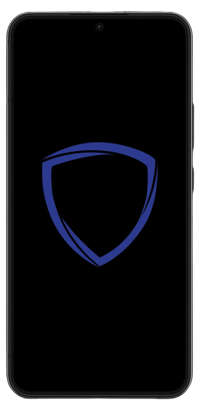 Un teléfono mostrando una imagen de seguridad